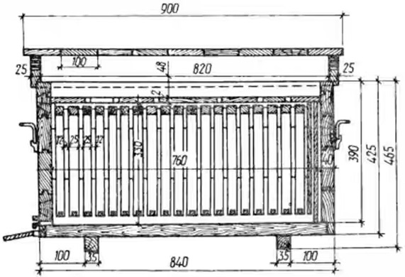 Beehive ukrainienne chaise longue