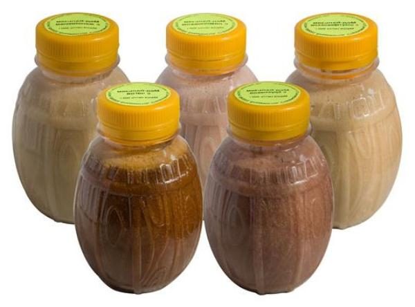 Bonbons au miel emballés