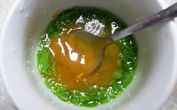 Préparation d'aloès avec du miel pour renforcer l'immunité