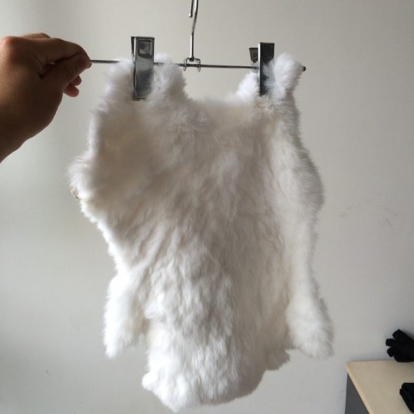 Peau de lapin traitée