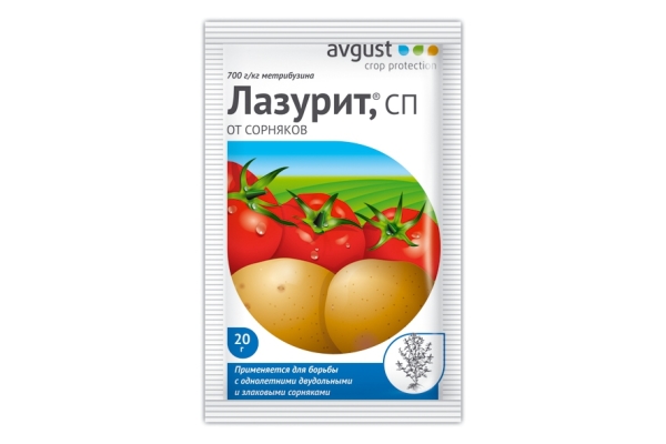 Lapis lazuli, herbicide des mauvaises herbes des pommes de terre: description de la drogue et de son utilisation