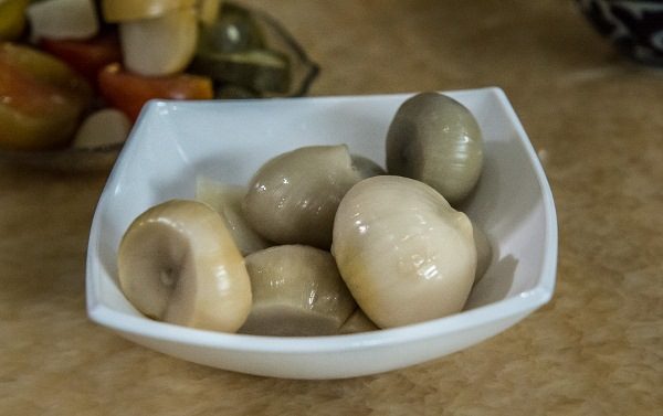 Oignons marinés de Suvorov