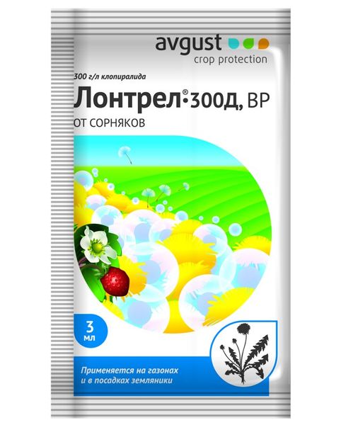 Lontrel é eficaz contra dentes-de-leão