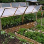 Greenhouse frame with opening stnkami
