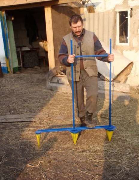 Marqueur pour planter des pommes de terre