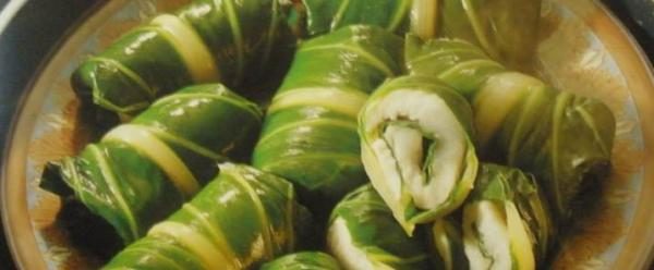 Chard lahana dolması