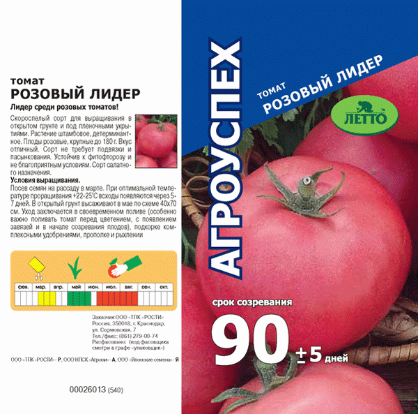 Graine de Tomate Leader Rose