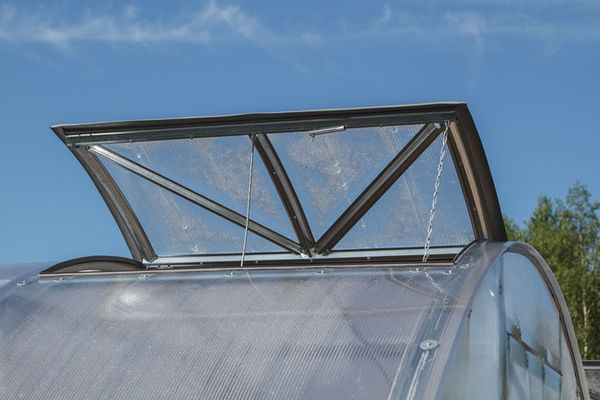 Polycarbonate well passes light, and is a frequent choice of summer residents