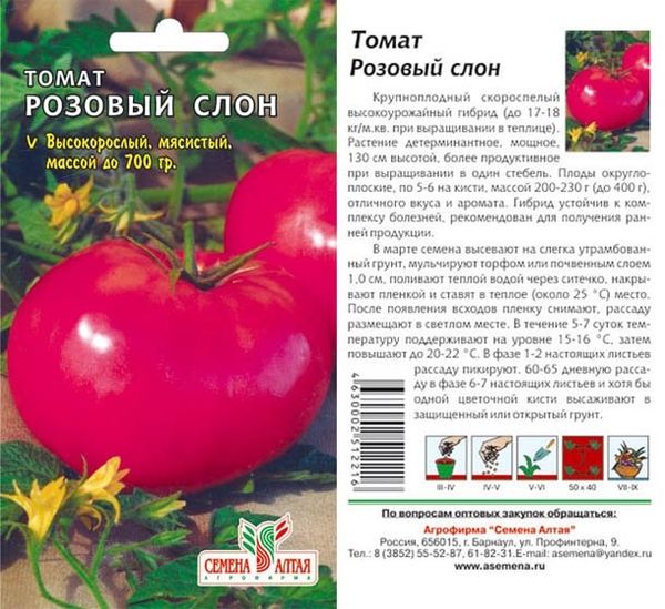 Tomato Seeds Pink Elephant