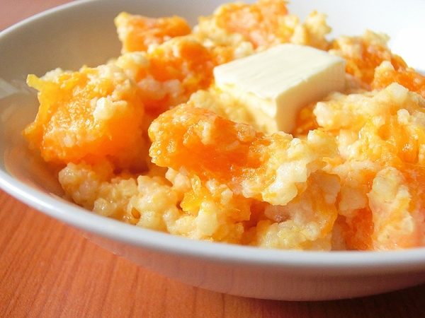 Millet porridge with pumpkin