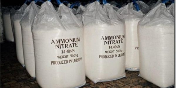 Sacs de nitrate d'ammonium