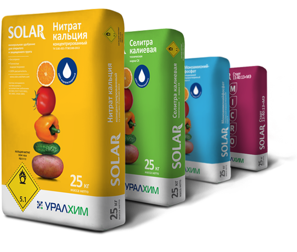 Emballage de nitrate de calcium